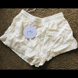 NWT Princess Polly Off White Shorts